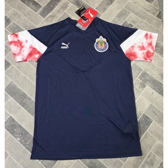 New LIGA MX Puma Chivas Iconic MCS Top Jersey Training 765097-01 MENS SIZE LARGE - Picture 1 of 8